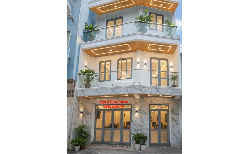 Giảm 500tr! Nhà Mặt tiền SHR 3 tầng Đ.8m 40m2 – Bùi Hữu Nghĩa Bình Th